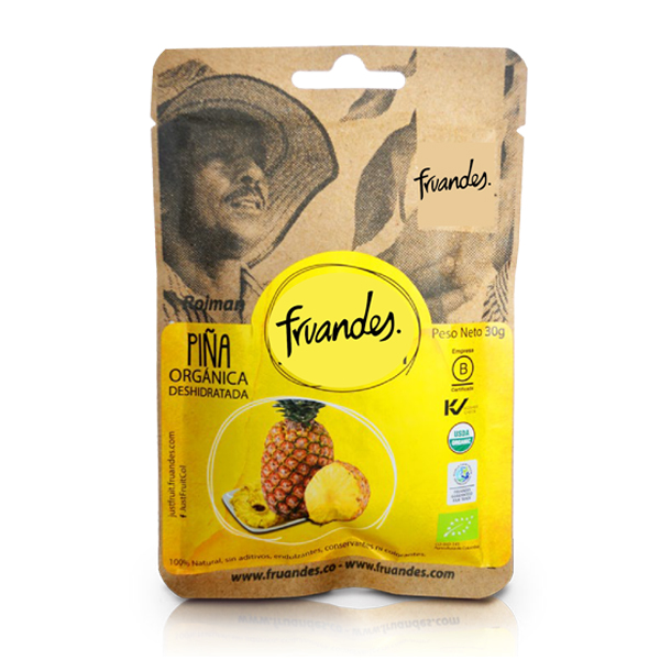 Ananas deshidratat Fruandes BIO - 30 g